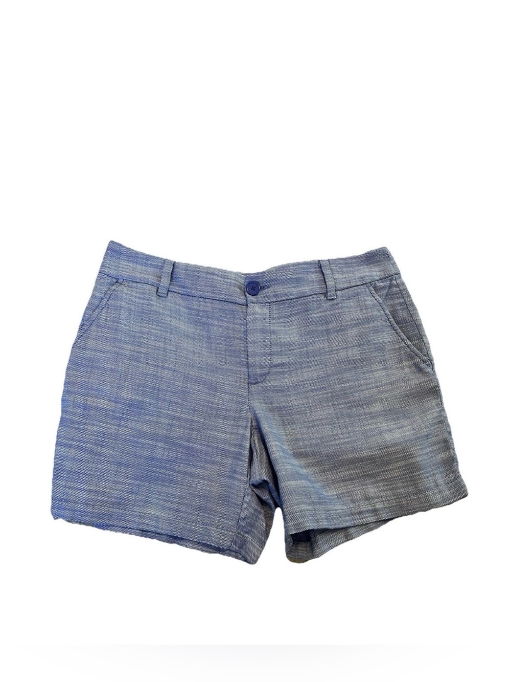 LOFT Outlet Monroe 6" Chino
Shorts Blue 100% Cotton Women's Size 6 Mid Rise